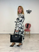 Bolso grande dos asas y de cruzar polipiel negro