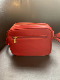Bolso cuadrado bandolera rojo