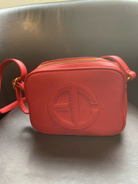 Bolso cuadrado bandolera rojo