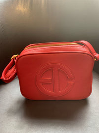 Bolso cuadrado bandolera rojo