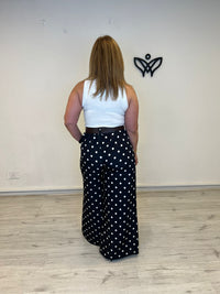 Top blanco canalé cuello halter