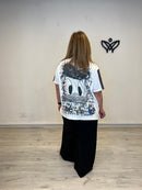 Camiseta blanca Pato Donald oversize talla curvy