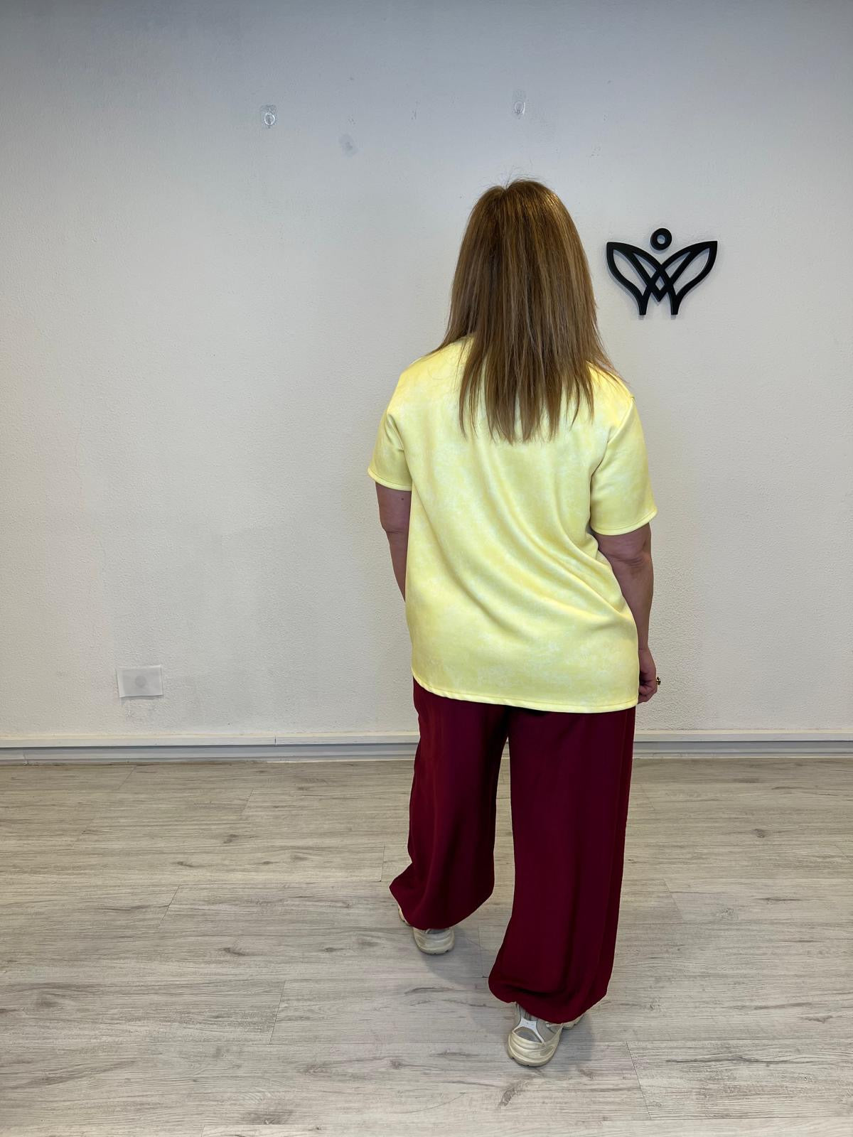 Camiseta amarilla Pato Donald oversize talla curvy