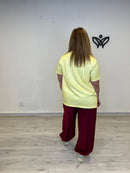 Camiseta amarilla Pato Donald oversize talla curvy