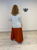 Chaqueta de punto ligera de verano en beis