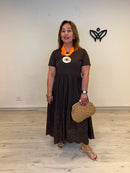 Bolso de rafia color natural cierre con imán
